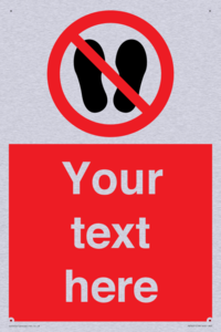 Custom prohibition do not stand here